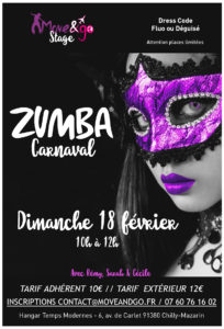 Flyer Zumba carnaval