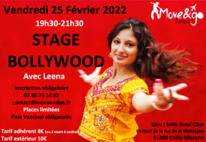 Stage Bollywood 25 fev 22