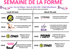 utf-8''Semaine de la forme 29-30 août 2022