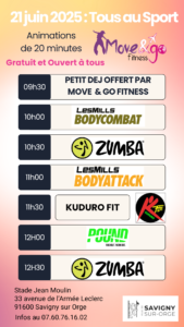 21 JUIN 2025 SPORT POUR TOUS