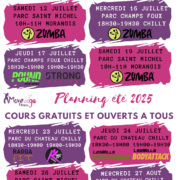 Planning été 2025